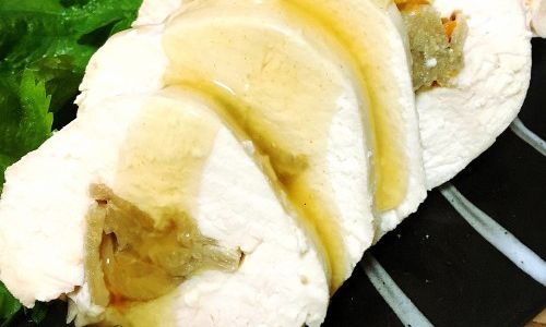 ♬エイチエ投稿レシピ　金平ごぼうの巻き鶏ハム