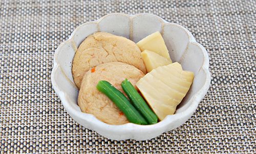 豆乳がんもとたけのこの含め煮